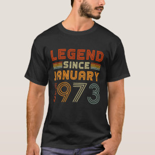 Förklaring sedan januari 1973 Manar Kvinnor Vintag T Shirt