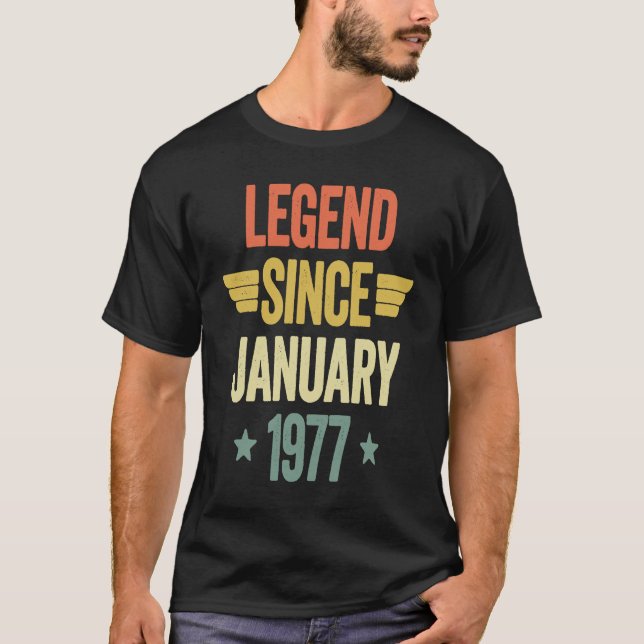 Förklaring sedan januari 1977 t shirt (Framsida)