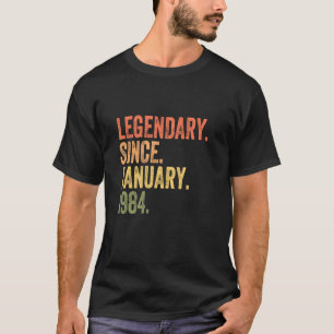 Förklaring sedan januari 1984 40 år gammal 40:e fö t shirt