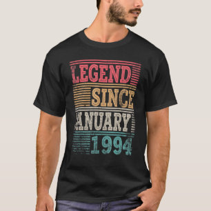 Förklaring sedan januari 1994 Grattis på födelseda T Shirt