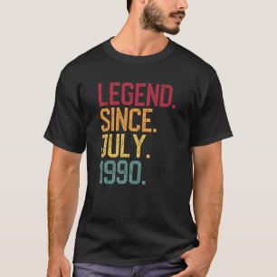Förklaring sedan juli 1990 30års födelsedag Gift M T Shirt