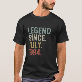 Förklaring sedan juli 1994 Vintage 30års födelseda T Shirt