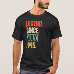 Förklaring sedan juli 1995 27 år gammal 27:e födel t shirt