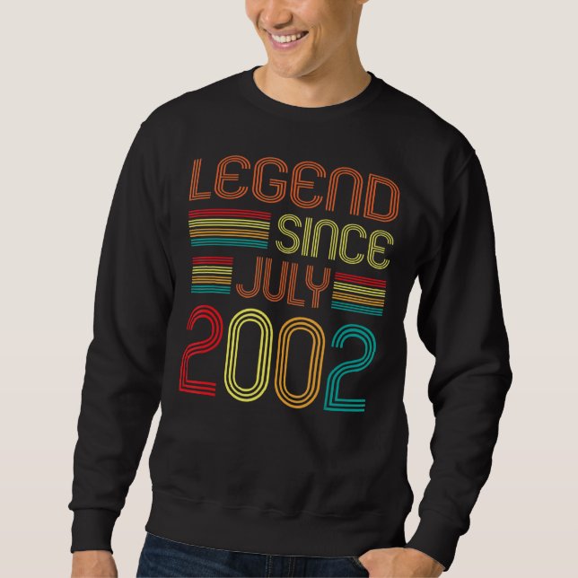 Förklaring sedan juli 2002 20 år gammal 20:e födel lång ärmad tröja (Framsida)