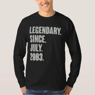Förklaring sedan juli 2003 19 år t shirt