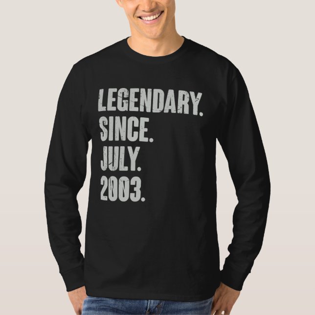 Förklaring sedan juli 2003 19 år t shirt (Framsida)