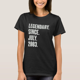 Förklaring sedan juli 2003 19 år t shirt