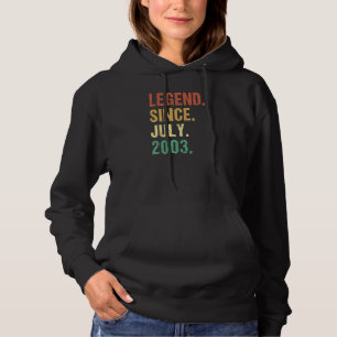 Förklaring sedan juli 2003 19:e födelsedagen 19 år t shirt