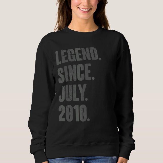 Förklaring sedan juli 2010 12 år gamla 12:e-födels t shirt (Framsida)
