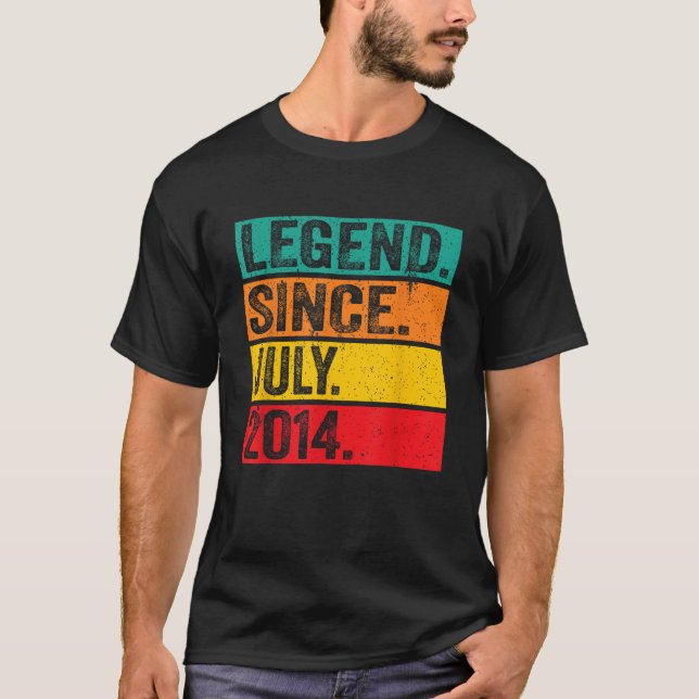 Förklaring sedan juli 2014 elfte födelsedagen 11 å t shirt (Framsida)