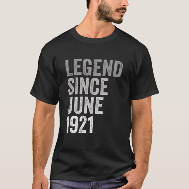 Förklaring sedan juni 1921 Fantastisk 100 år gamma T Shirt (Framsida)