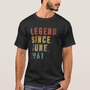 Förklaring sedan juni 1961 60:e födelsedagen i 60 t shirt