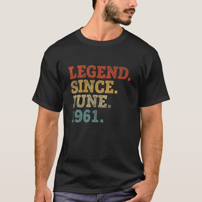 Förklaring sedan juni 1961 60:e födelsedagen Manar T Shirt (Framsida)