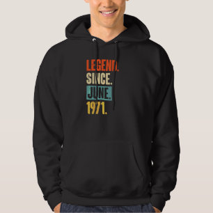 Förklaring sedan juni 1971 51 år gammal 51:a födel hoodie