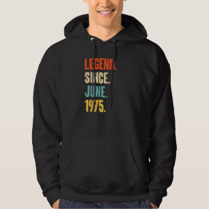 Förklaring sedan juni 1975 47 år gammal 47:e födel hoodie