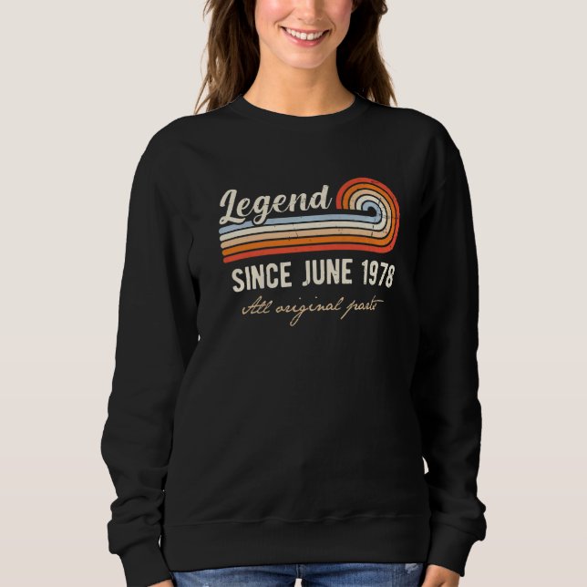 Förklaring sedan juni 1978 44 år gammal 44:e födel t shirt (Framsida)