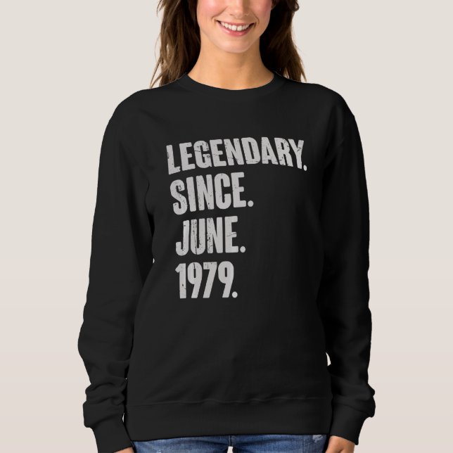 Förklaring sedan juni 1979 43 år gammal 43:e födse t shirt (Framsida)