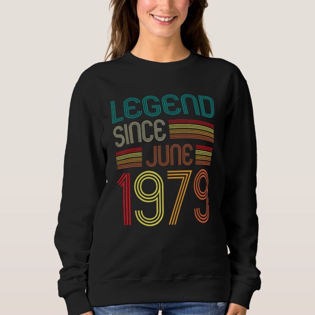 Förklaring sedan juni 1979 43:e födelsedagen 43 år t shirt (Framsida)