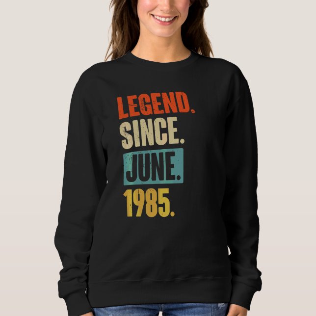 Förklaring sedan juni 1985 37 år gammal 37:e födel t shirt (Framsida)