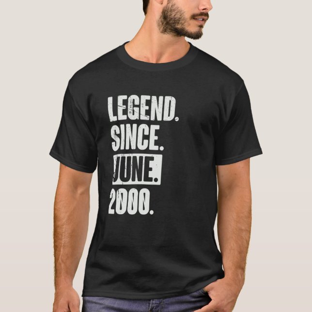 Förklaring sedan juni 2000 22 år gammal 22:a födel t shirt (Framsida)