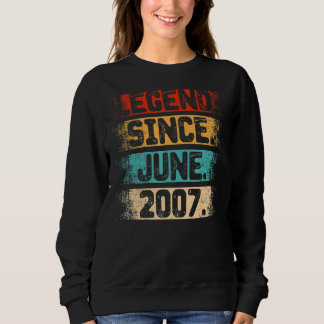 Förklaring sedan juni 2007 15:e födelsedagen 15 år t shirt