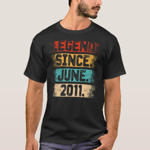 Förklaring sedan juni 2011 elfte födelsedagen 11 å t shirt