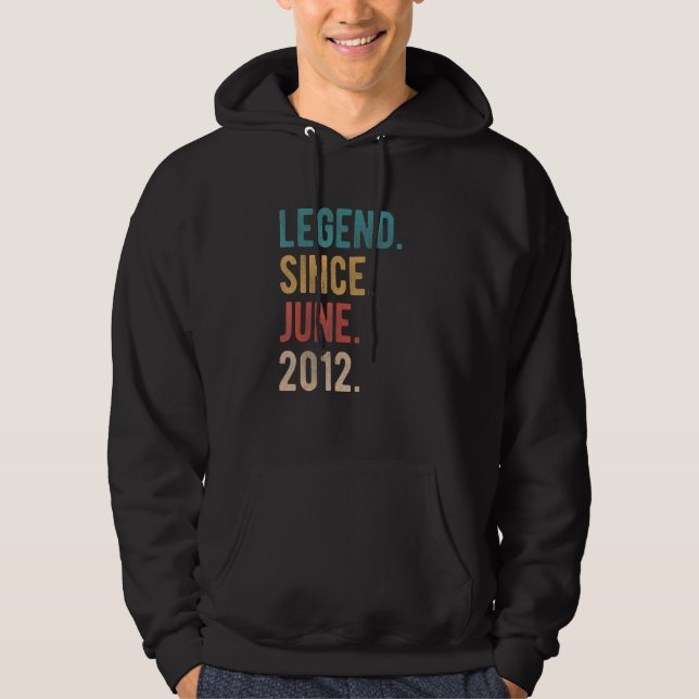Förklaring sedan juni 2012 10 år gammal dag 10:e f hoodie (Framsida)