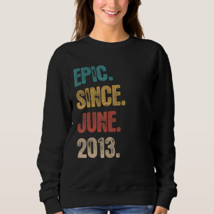 Förklaring sedan juni 2013 9 år gammal 9:e födelse t shirt
