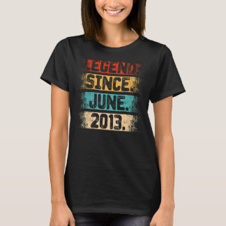 Förklaring sedan juni 2013 9:e födelsedagen 9 år g t shirt