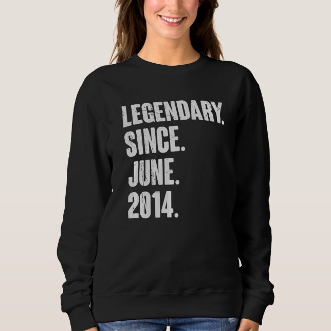 Förklaring sedan juni 2014 8 år gammal 8:e födelse t shirt (Framsida)