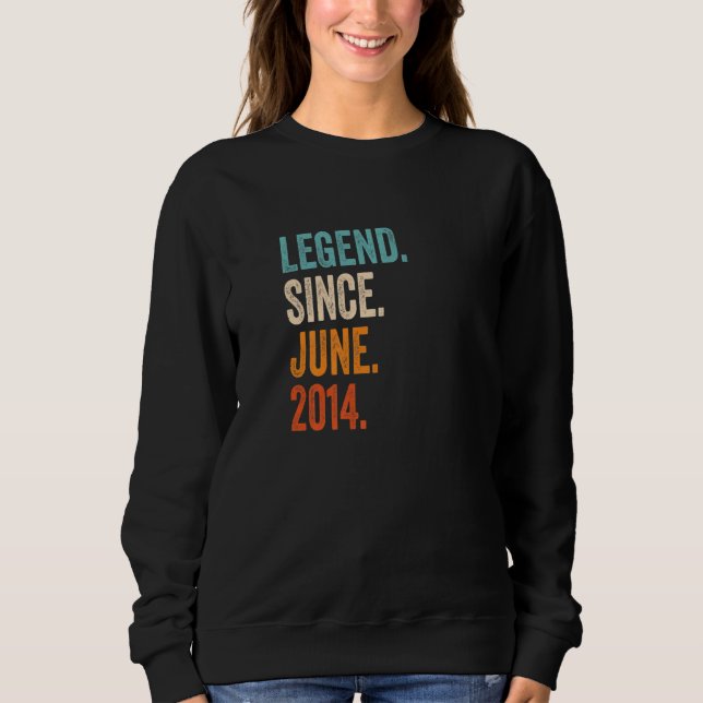 Förklaring sedan juni 2014 9:e födelsedagen t shirt (Framsida)