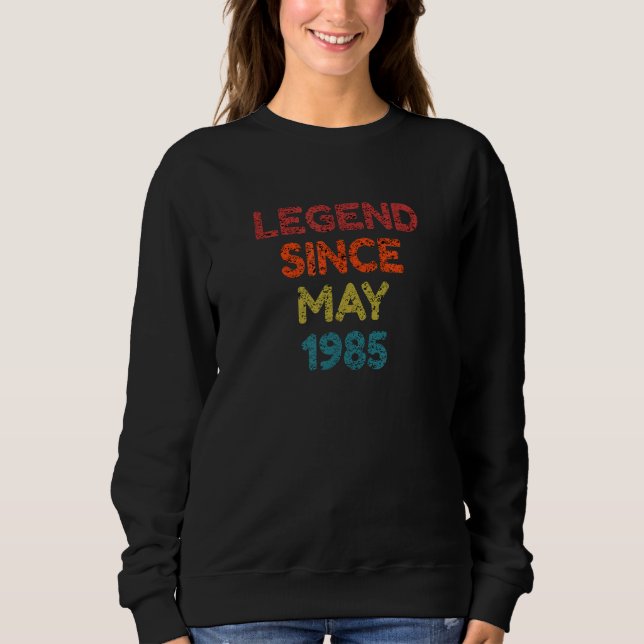 Förklaring sedan maj 1985 Retro Birthday T Shirt (Framsida)