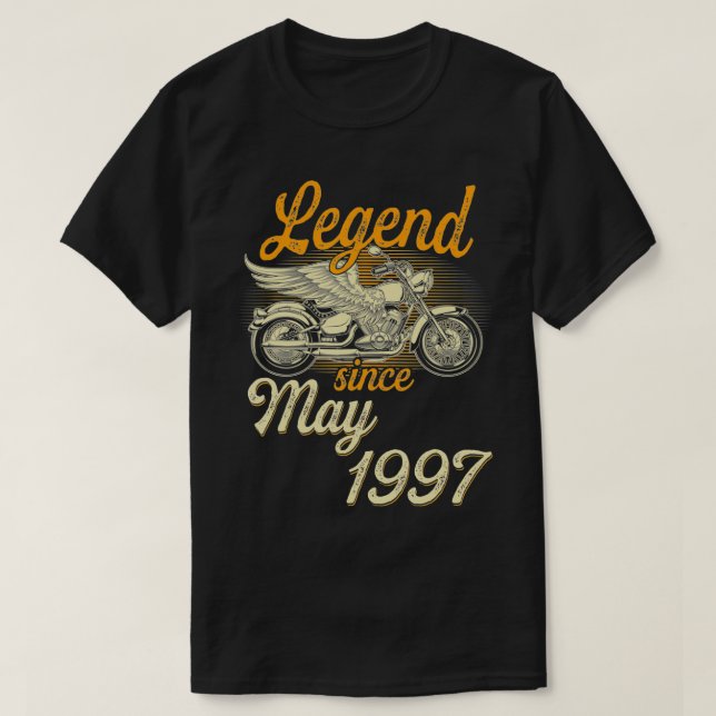 Förklaring sedan maj 1997 Ålder 25:e födelsedagskö T Shirt (Design framsida)