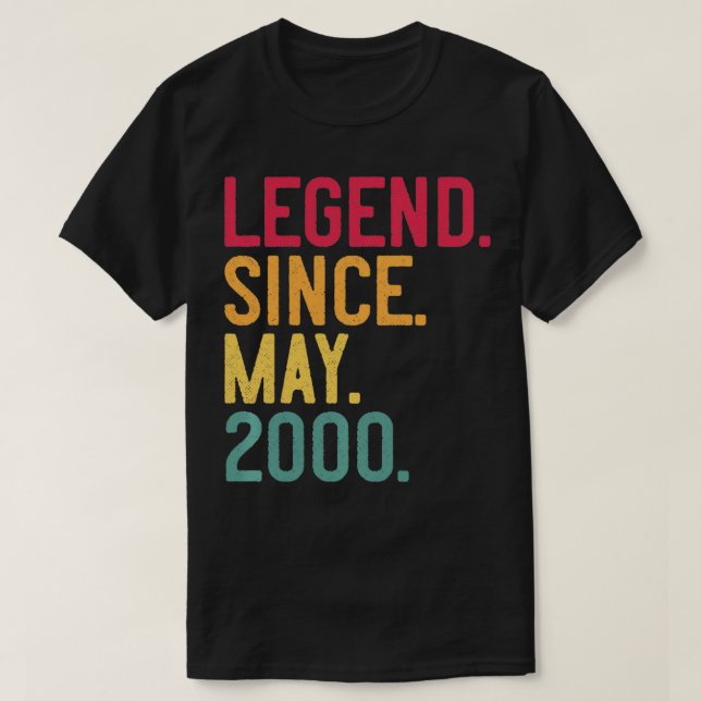 Förklaring sedan maj 2000 22:a födelsedagspressen  t shirt (Design framsida)