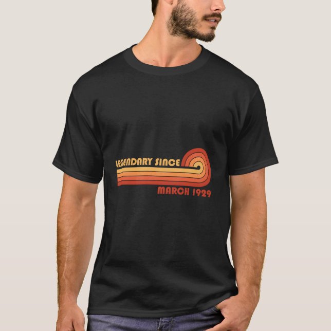 Förklaring sedan mars 1929 t shirt (Framsida)