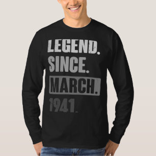 Förklaring sedan mars 1941 Födelsedag 82:a Dekorat T Shirt