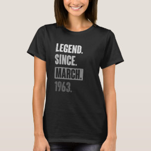 Förklaring sedan mars 1963 födelsedag 60:e Dekorat T Shirt