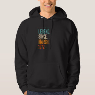 Förklaring sedan mars 1972 51:a födelsedagen hoodie