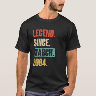 Förklaring sedan mars 2004 Födelsedag 19:e Dekorat T Shirt