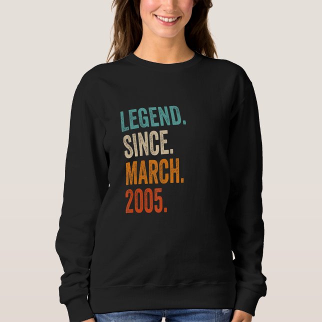 Förklaring sedan mars 2005 18:e födelsedagen t shirt (Framsida)