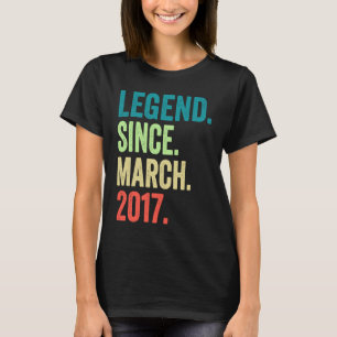Förklaring sedan mars 2017 Boy Girl 6 Years 6e B T Shirt
