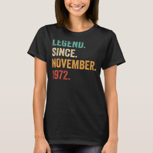 Förklaring sedan november 1972 50:e födelsedagen 5 t shirt
