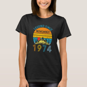 Förklaring sedan november 1974 48:e födelsedagen 4 t shirt
