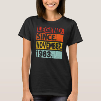 Förklaring sedan november 1983 39:e födelsedag Vin T Shirt