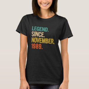 Förklaring sedan november 1989 33 år gammal 33:e f t shirt