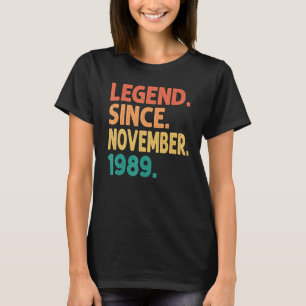 Förklaring sedan november 1989 33:e födelsedagen R T Shirt