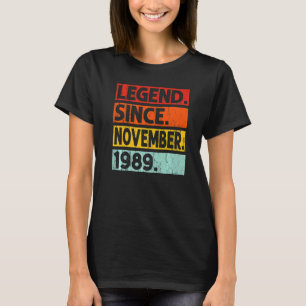 Förklaring sedan november 1989 33:e födelsedagen V T Shirt