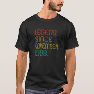 Förklaring sedan november 1998 24:e födelsedagen 2 t shirt