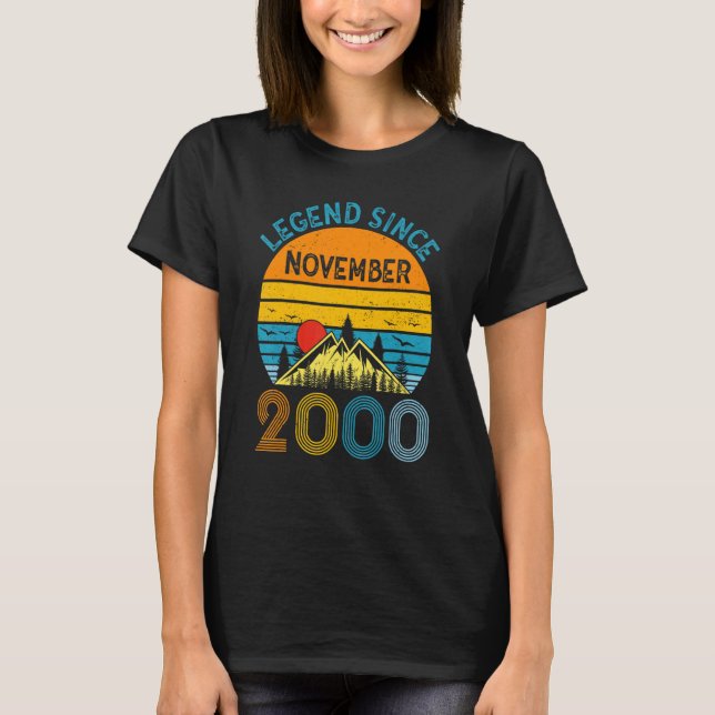 Förklaring sedan november 2000 22:a födelsedagen 2 t shirt (Framsida)