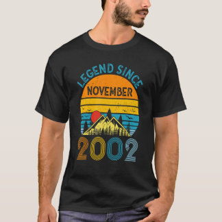 Förklaring sedan november 2002 20:e födelsedagen 2 t shirt